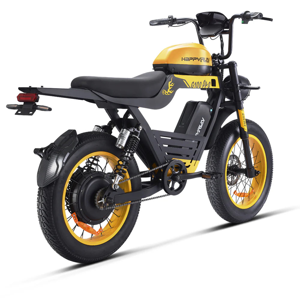 HappyRunSports G100 Pro 6000W Electric Bike Dual Battery