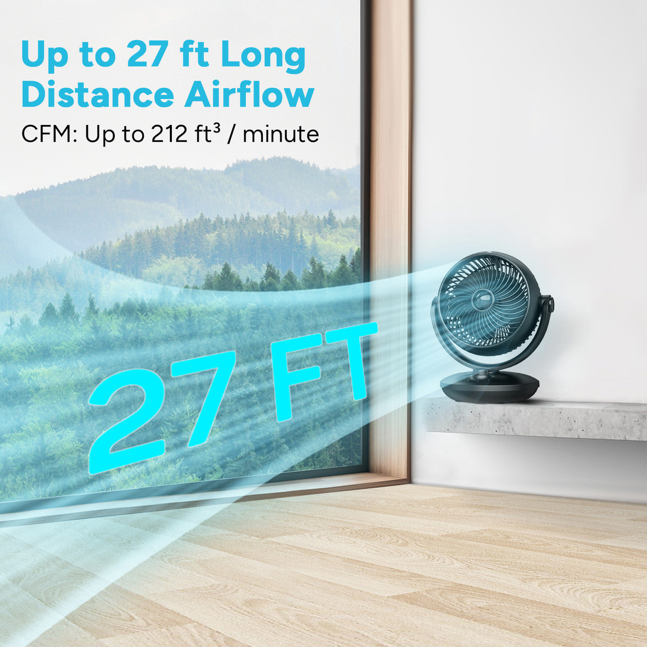 Renogy | Dr.Prepare 8" Air Circulator Fan | DCCFA2-G1-US