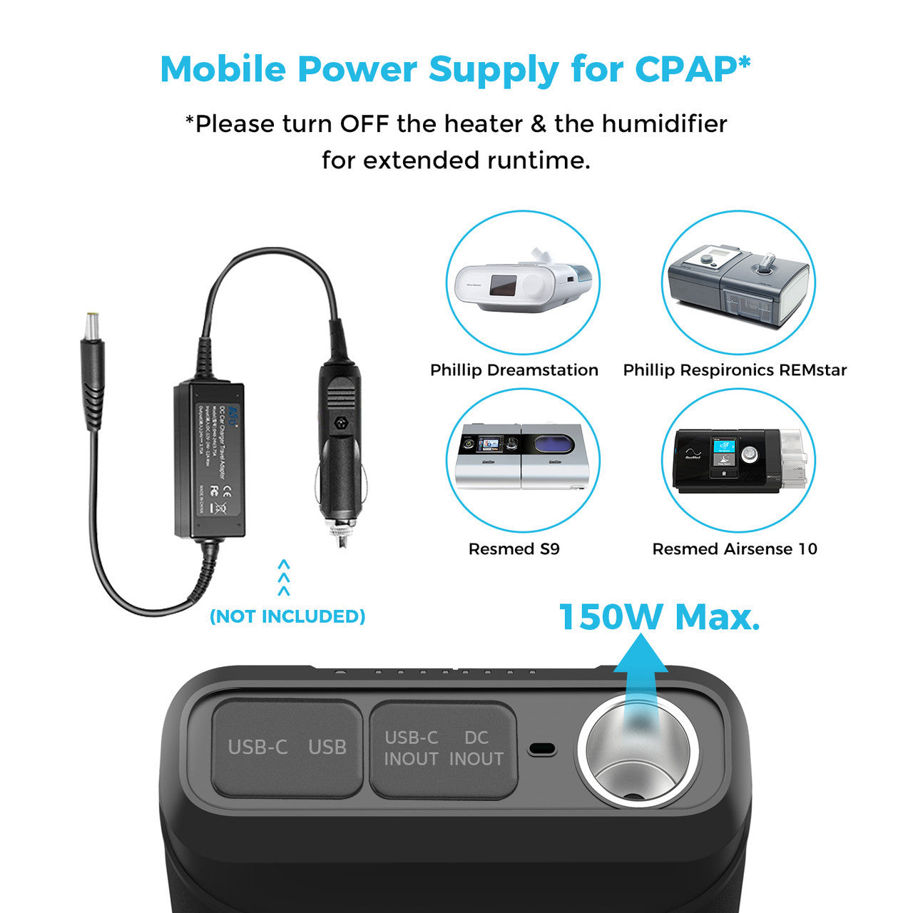 Renogy | 2025 Renogy | Upgraded 76,800mAh 276Wh Power Bank | DPB72000PRO-G1-US