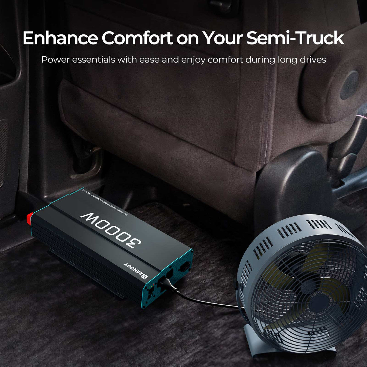 Renogy | 700W/1000W/2000W/3000W 12V Pure Sine Wave Inverter | RNG-INVT-3000-12V-P2-US