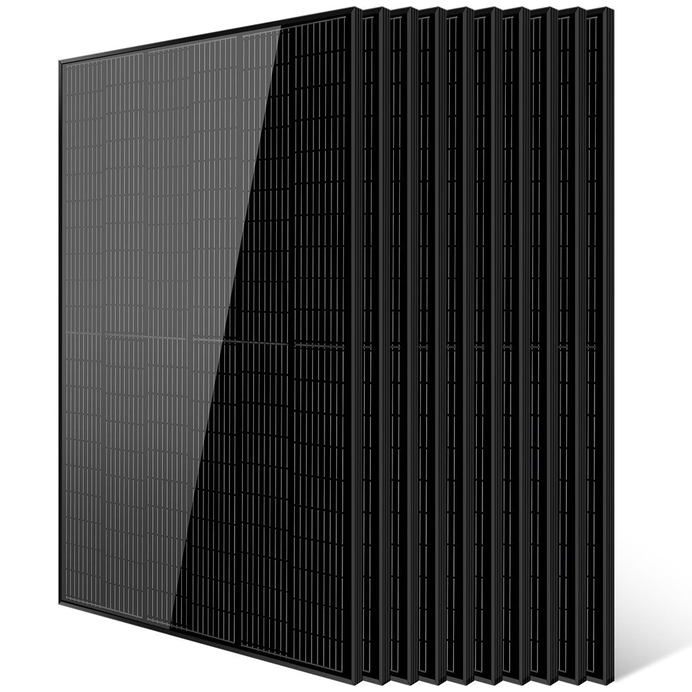 SunGoldPower 370W/ 415W/ 440W/ 500W Mono Black PERC Solar Panel UL 61730 CEC Listed