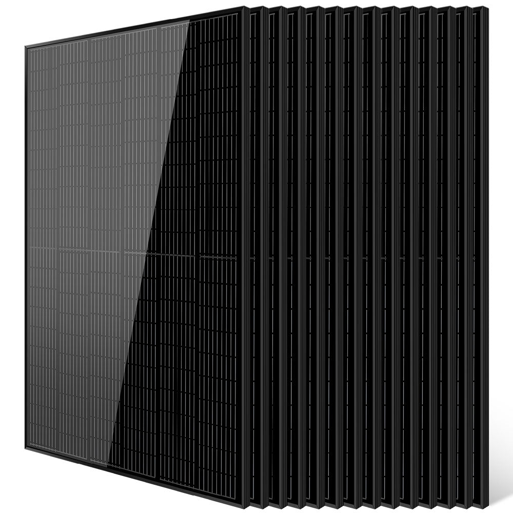 SunGoldPower 370W/ 415W/ 440W/ 500W Mono Black PERC Solar Panel UL 61730 CEC Listed