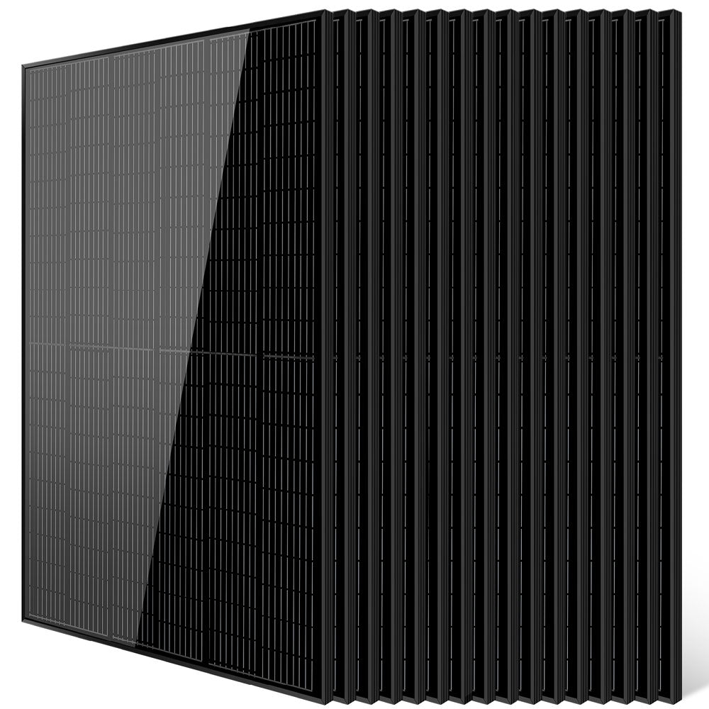 SunGoldPower 370W/ 415W/ 440W/ 500W Mono Black PERC Solar Panel UL 61730 CEC Listed