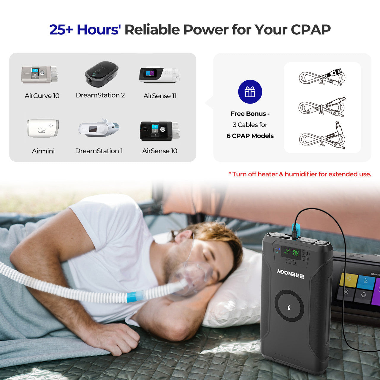 Renogy | 2025 Renogy | Upgraded 76,800mAh 276Wh Power Bank | DPB72000PRO-G1-US