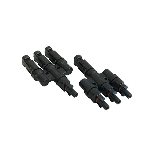 Renogy | 3 to 1 Solar Branch Connectors MMMF+FFFM Pair | RNG-CNCT-MC4Y-M-US