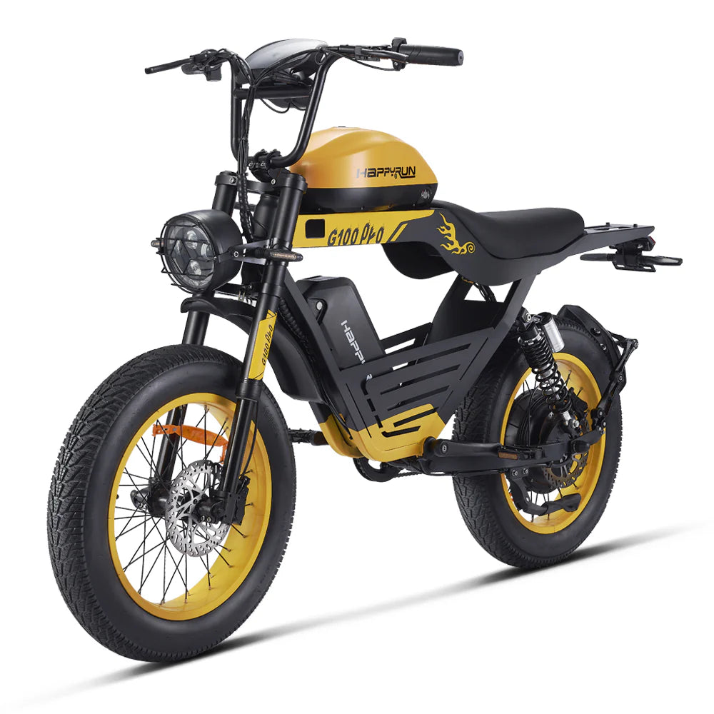 HappyRunSports G100 Pro 6000W Electric Bike Dual Battery