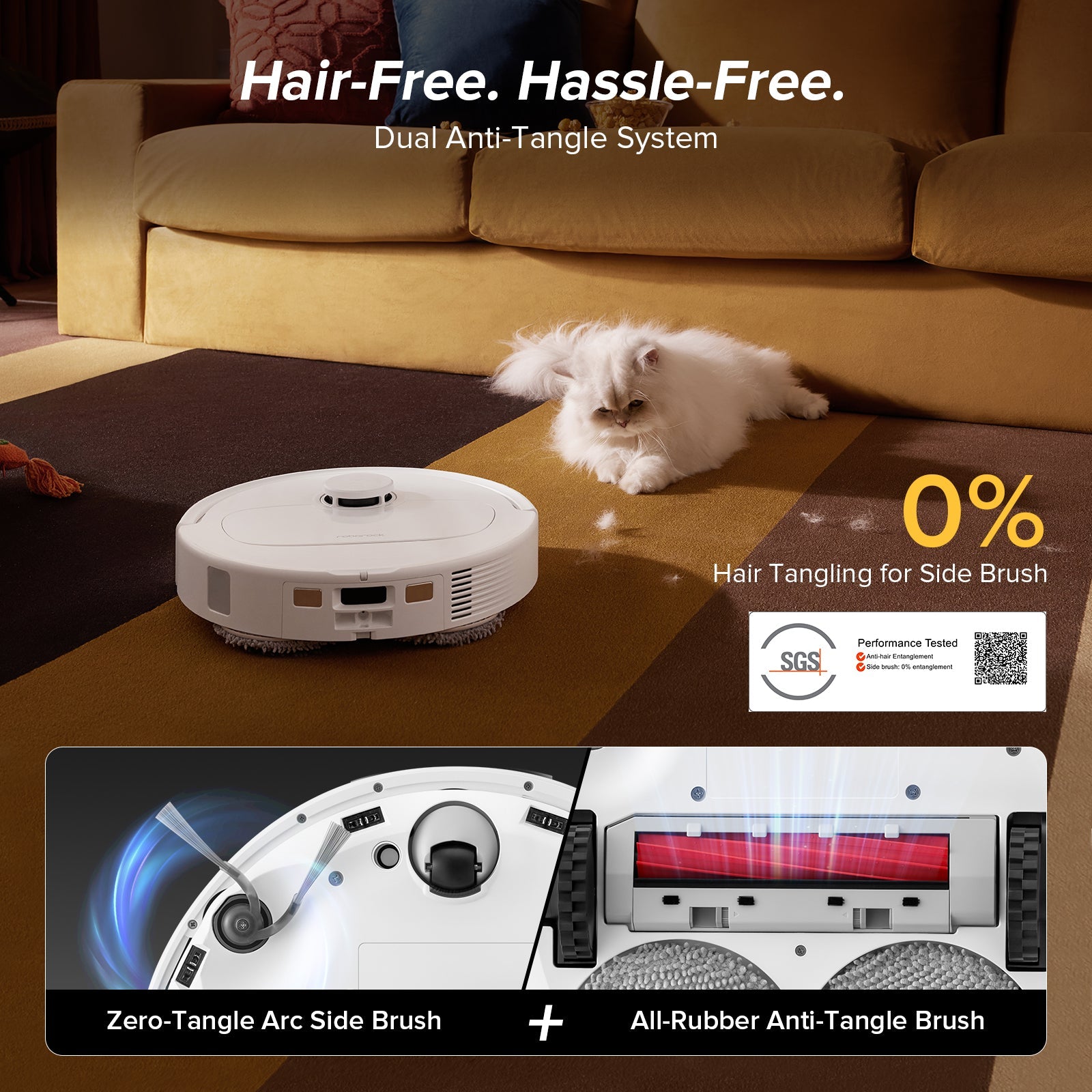 Roborock QV 35A Robot Vacuum with Multifunctional Dock (Upgraded from Qrevo S)