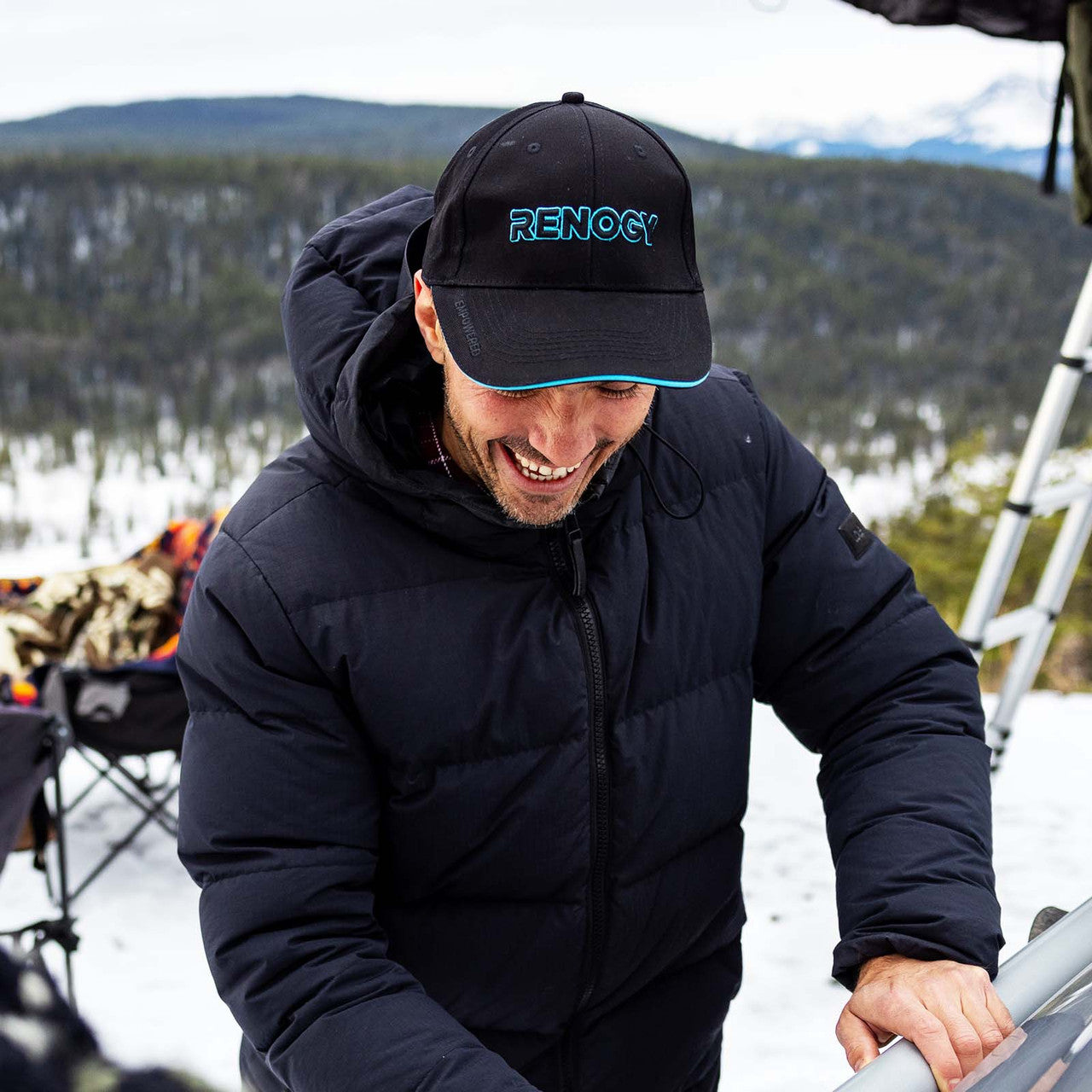 Renogy | Canvas Mesh-back Cap | RLS01BH-BK-US