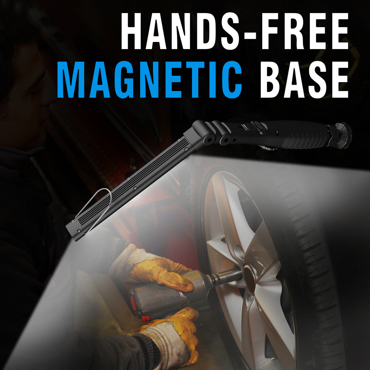 Renogy | Dr. Prepare 700-lumens 3200mAh Foldable Rechargeable LED Work Light | DWL-1BK3200F