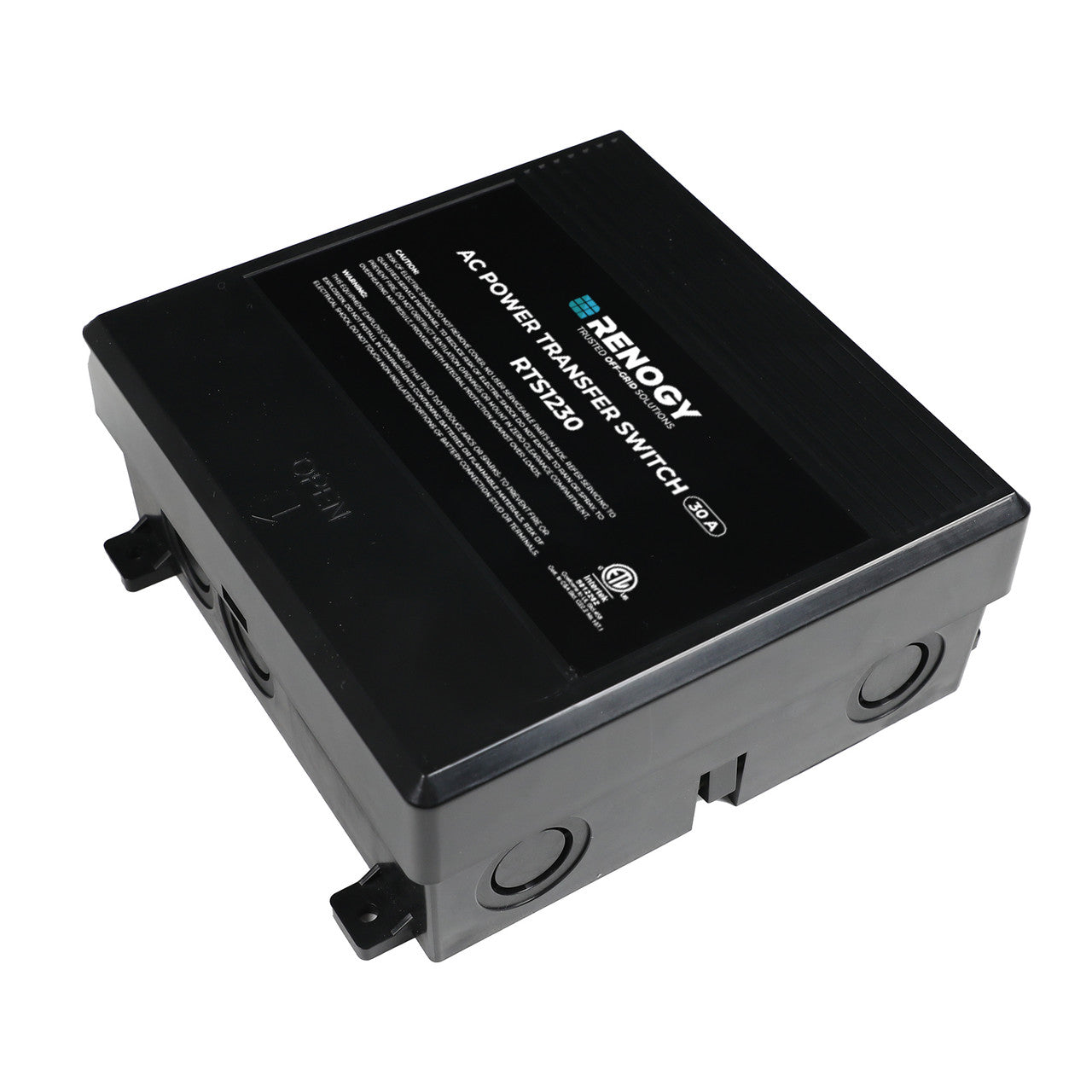 Renogy | 120V 30 Amp Automatic Transfer Switch | RTS1230-US