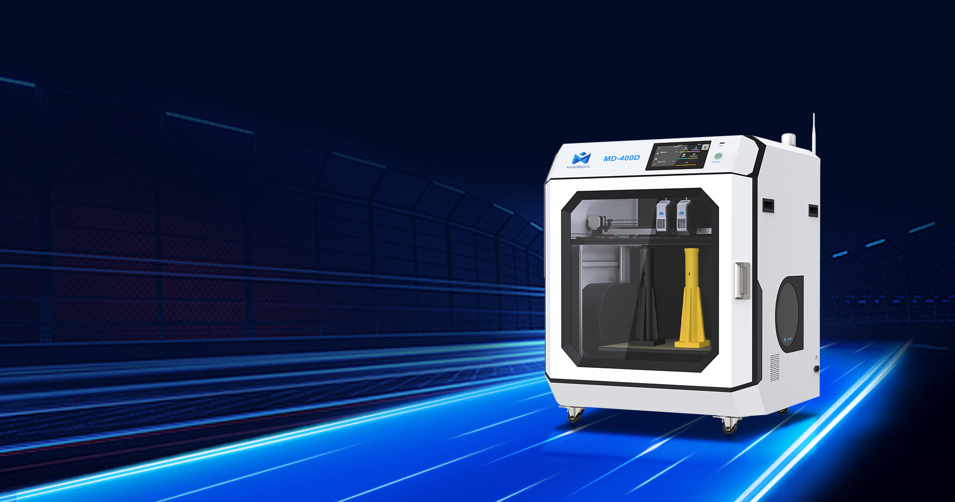 MINGDA MD-400D IDEX Hyper Speed 3D Printer