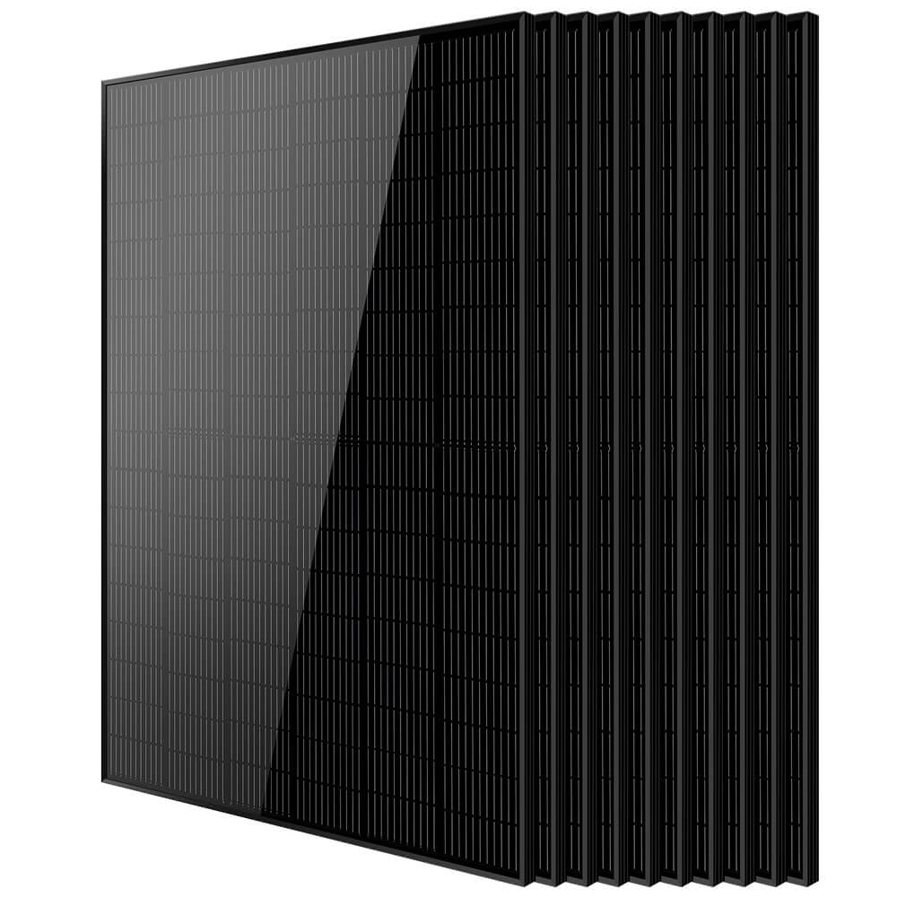 SunGoldPower 370W/ 415W/ 440W/ 500W Mono Black PERC Solar Panel UL 61730 CEC Listed