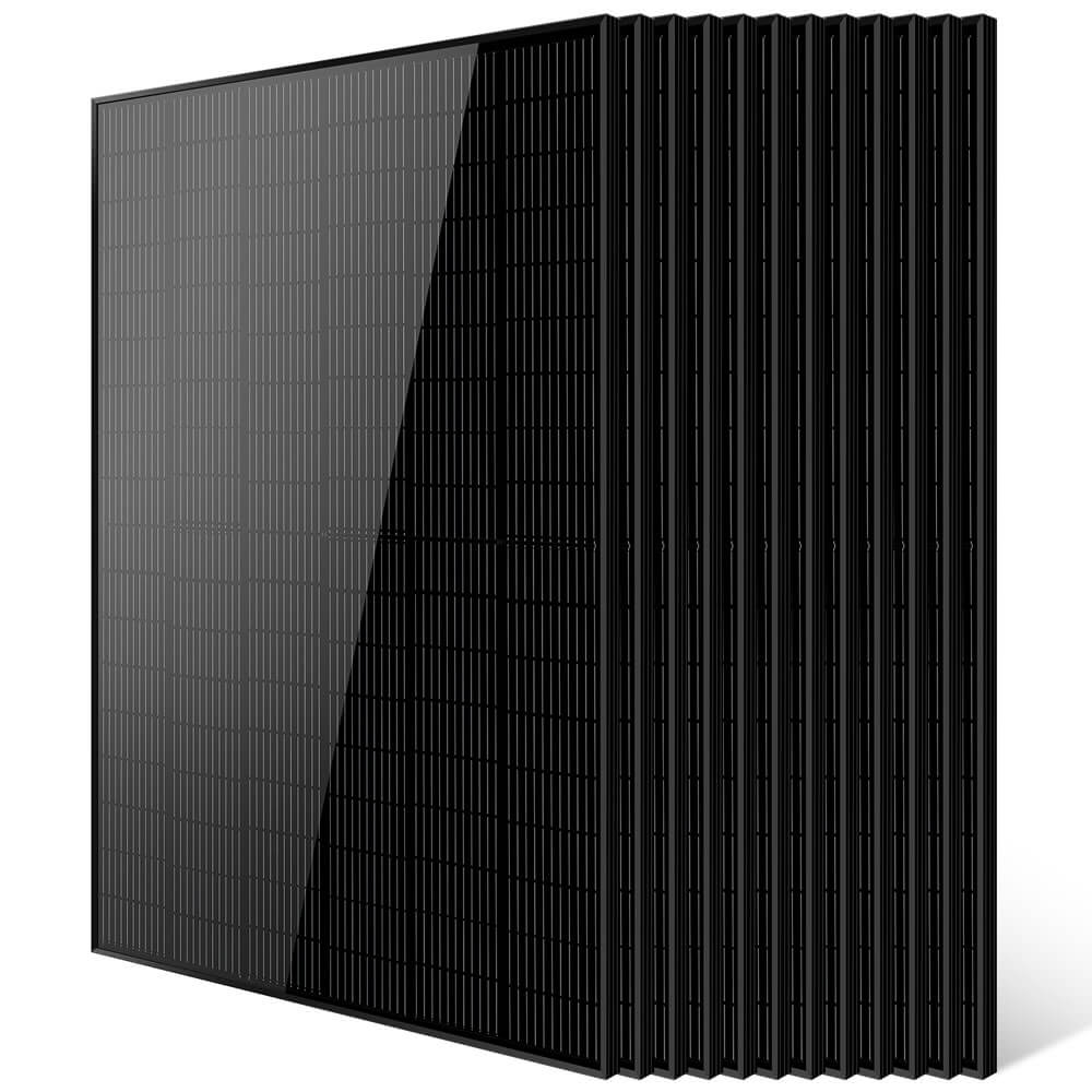 SunGoldPower 370W/ 415W/ 440W/ 500W Mono Black PERC Solar Panel UL 61730 CEC Listed