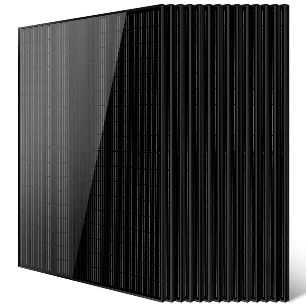 SunGoldPower 370W/ 415W/ 440W/ 500W Mono Black PERC Solar Panel UL 61730 CEC Listed