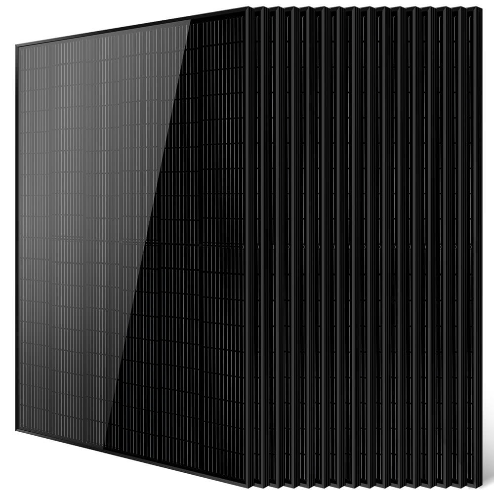 SunGoldPower 370W/ 415W/ 440W/ 500W Mono Black PERC Solar Panel UL 61730 CEC Listed
