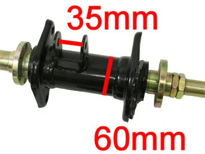 Universal Parts Rear Axle Assy Complete