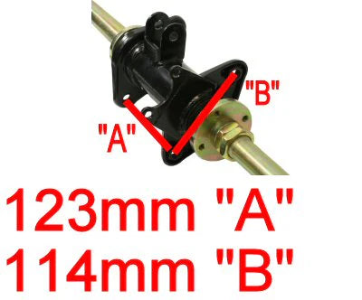 Universal Parts Rear Axle Assy Complete