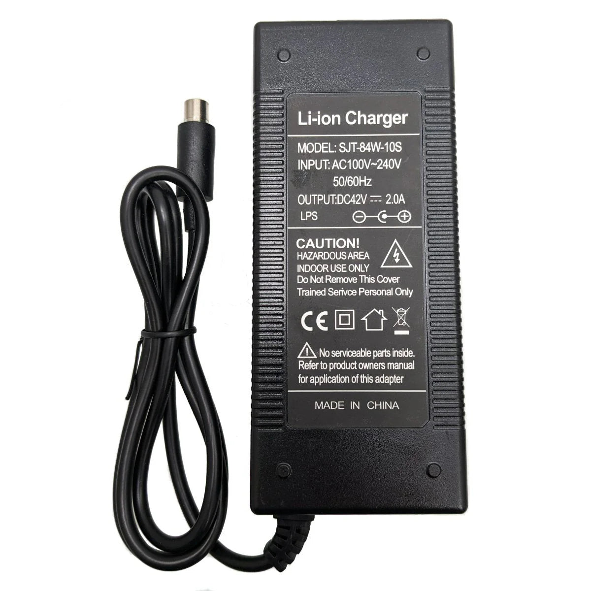 Universal Parts 42v, 2ah Lithium Ion Battery Charger