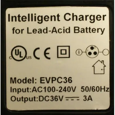 Universal Parts 36v 3amp Charger