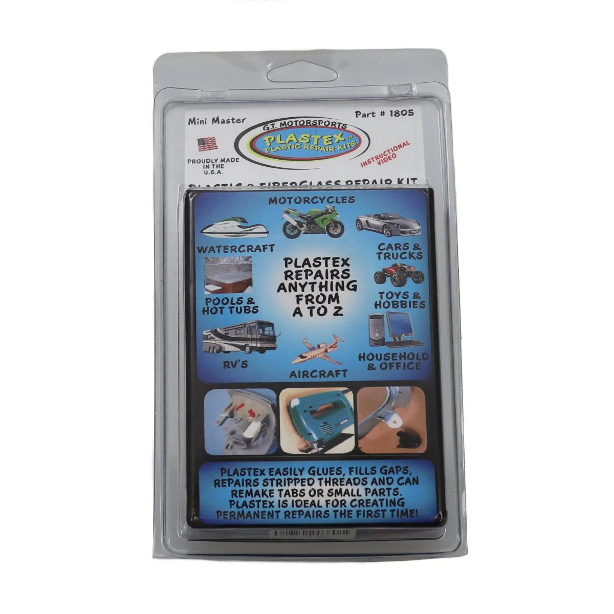 Medium Size Plastic Repair Kit