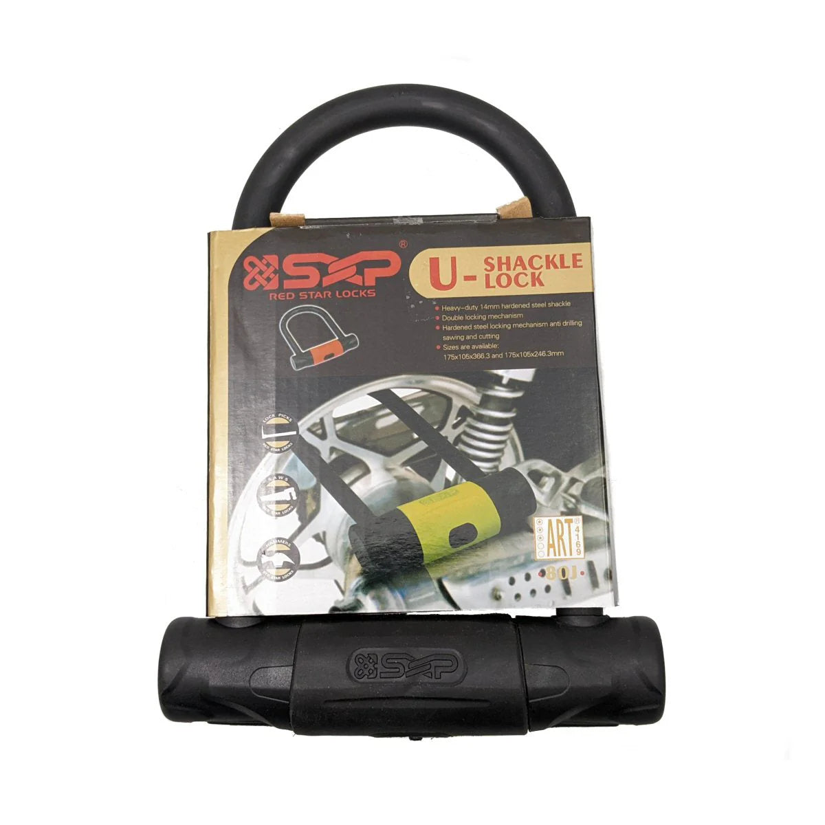 Red Star Locks Scooter & Bicycle U-Lock