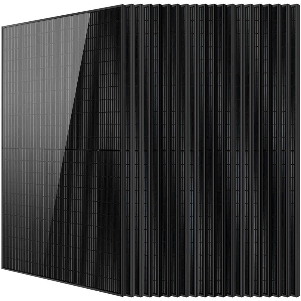 SunGoldPower 370W/ 415W/ 440W/ 500W Mono Black PERC Solar Panel UL 61730 CEC Listed