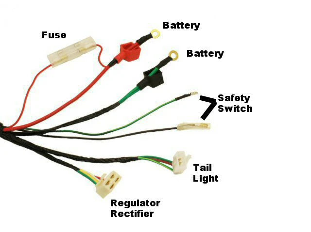Universal Parts ATV Wire Harness