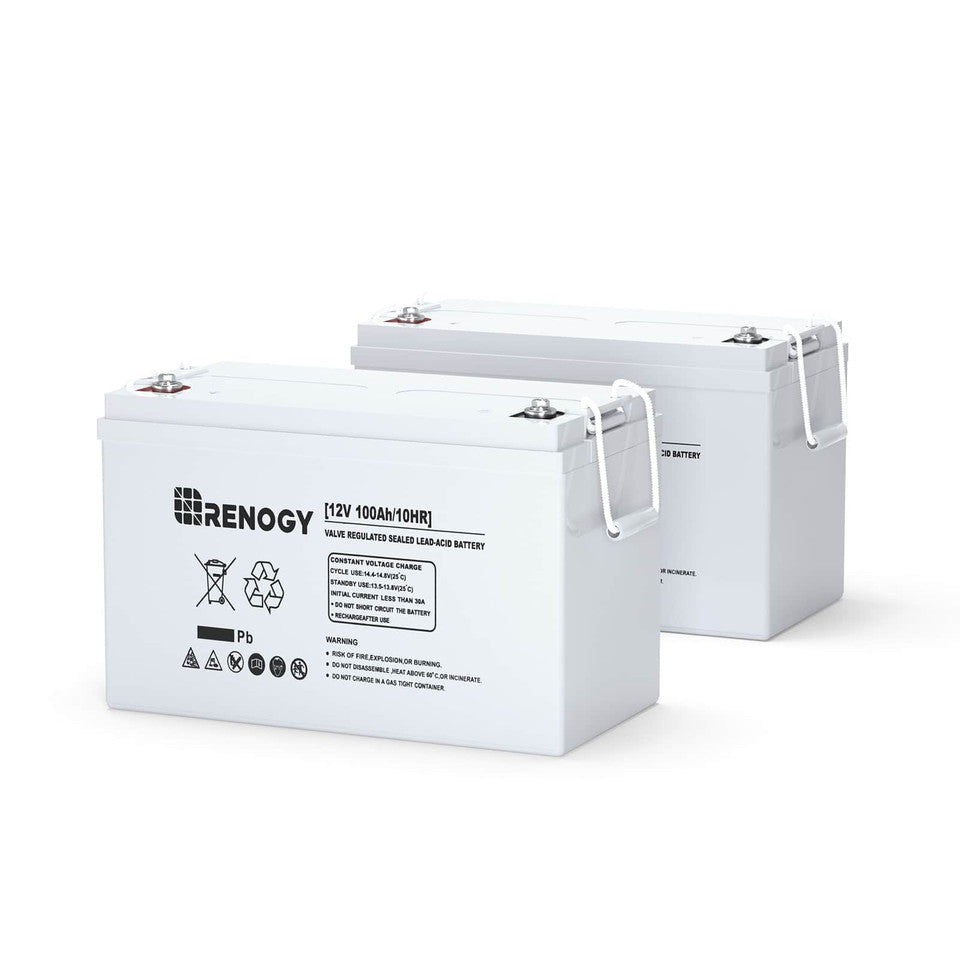 Renogy | Deep Cycle AGM Battery 12 Volt 100Ah/200Ah | RNG-BATT-AGM12-200-US