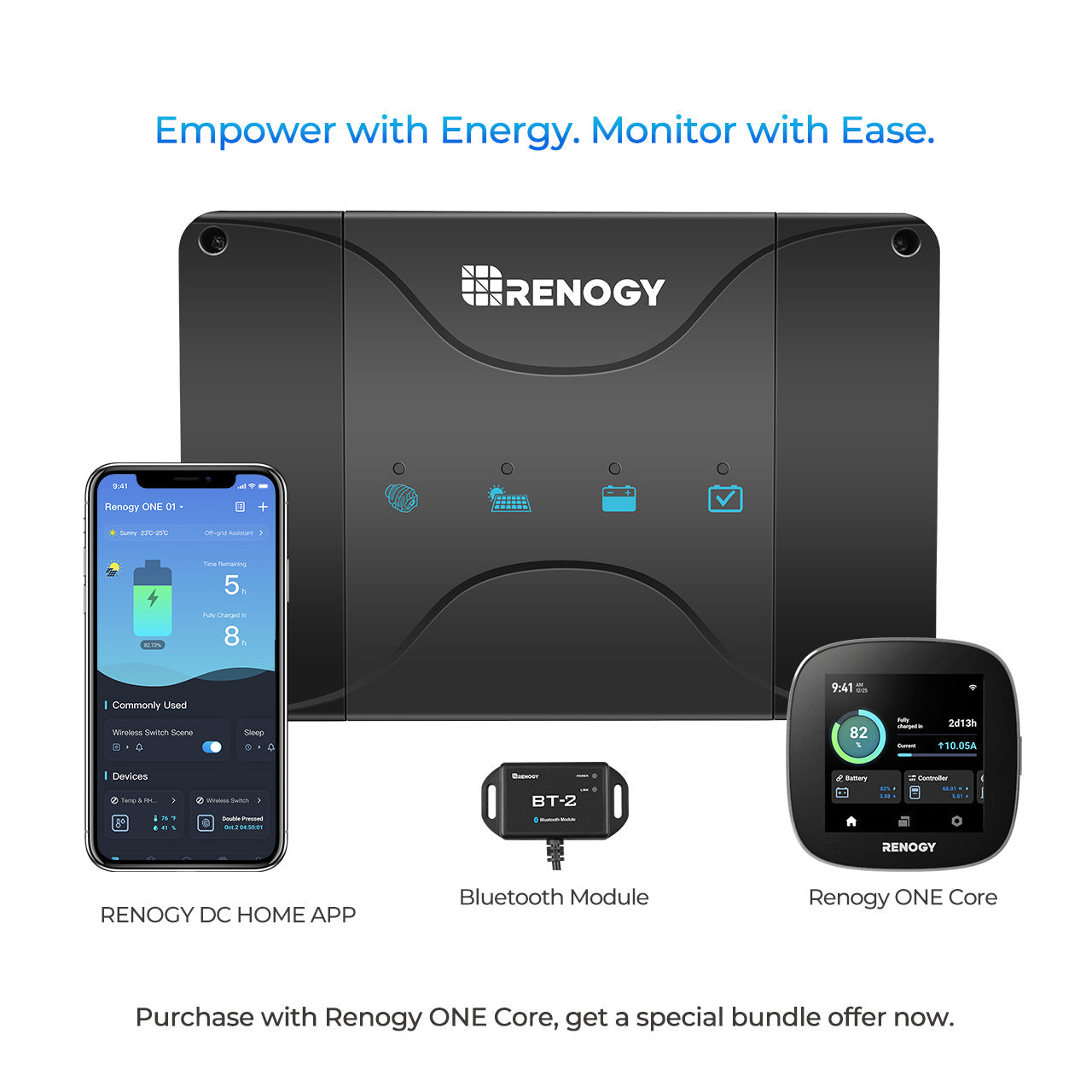 Renogy | DCC30S 12V 30A Dual Input DC-DC On-Board Battery Charger with MPPT | RBC30D1S-US