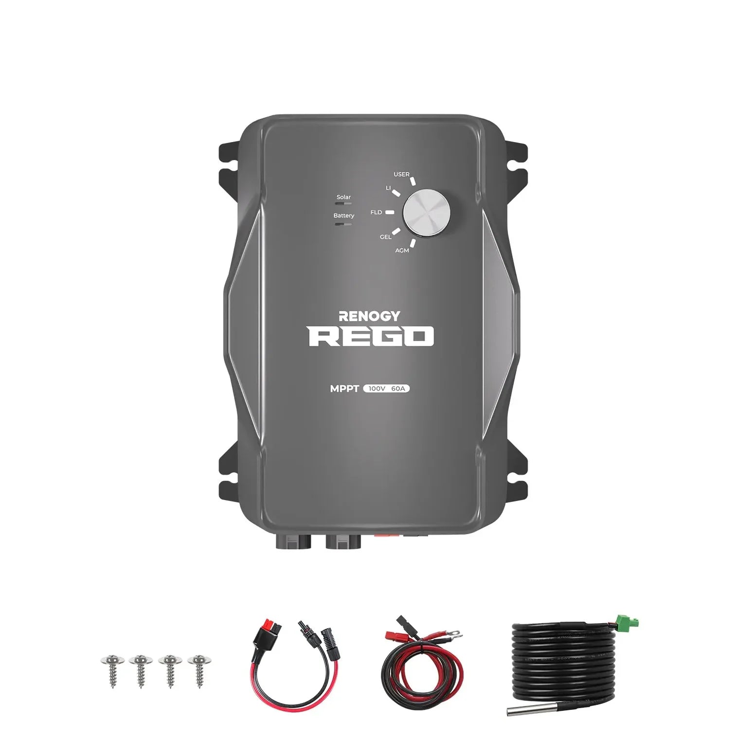 Renogy | REGO 12V 60A MPPT Solar Charge Controller | RCBREGO60-1006PR-US