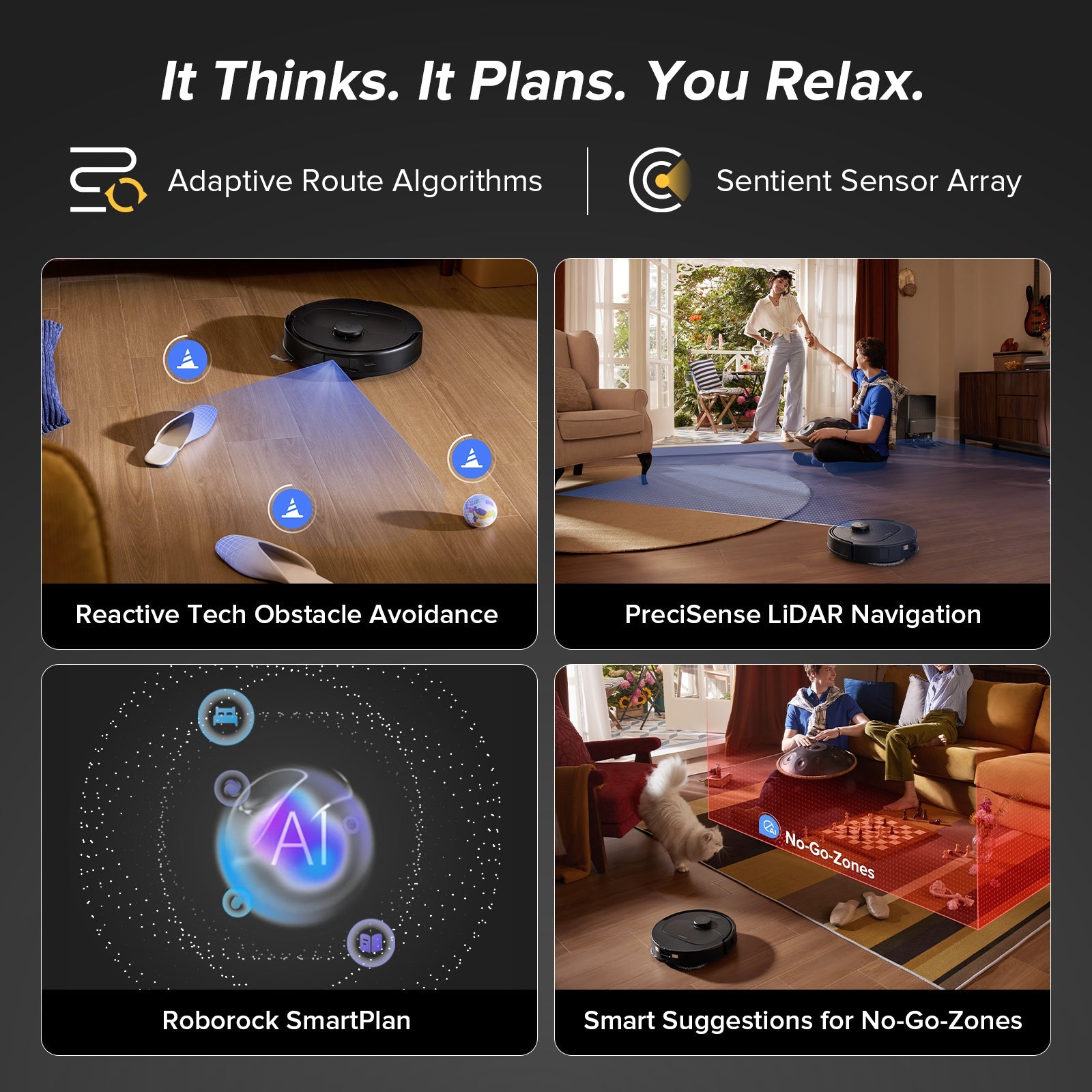 Roborock QV 35A Robot Vacuum with Multifunctional Dock (Upgraded from Qrevo S)