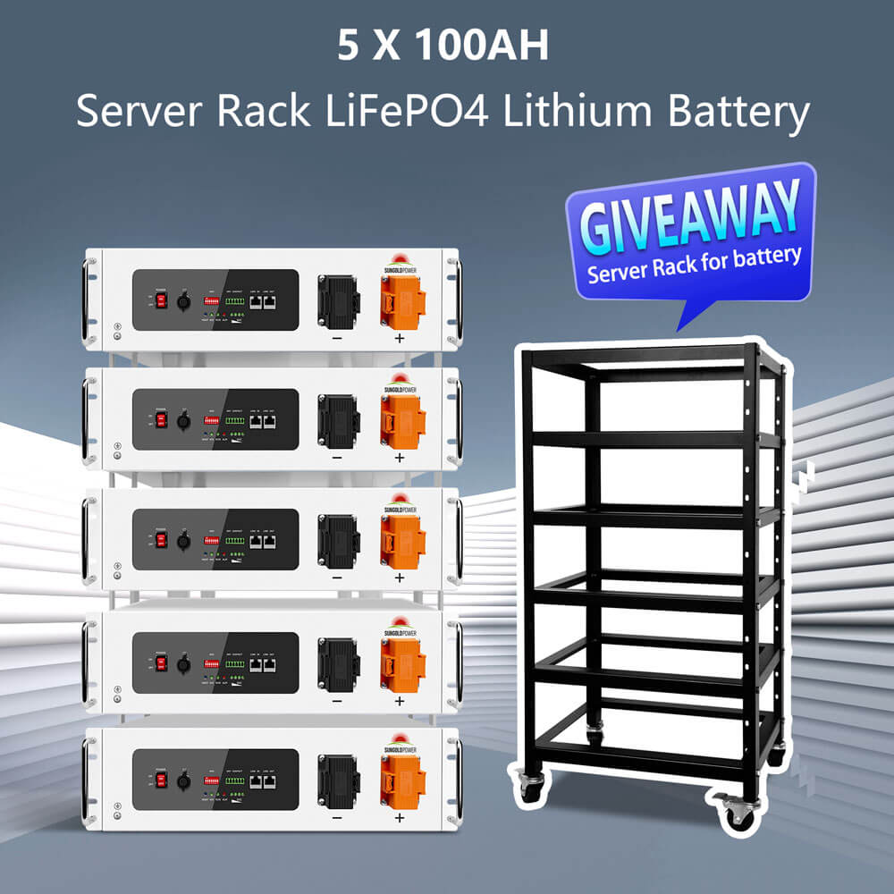 SunGoldPower OFF GRID SOLAR KIT 16KW 48VDC 120V/240V LIFEPO4 25.6KWH LITHIUM BATTERY 32 X 415 WATTS SOLAR PANELS