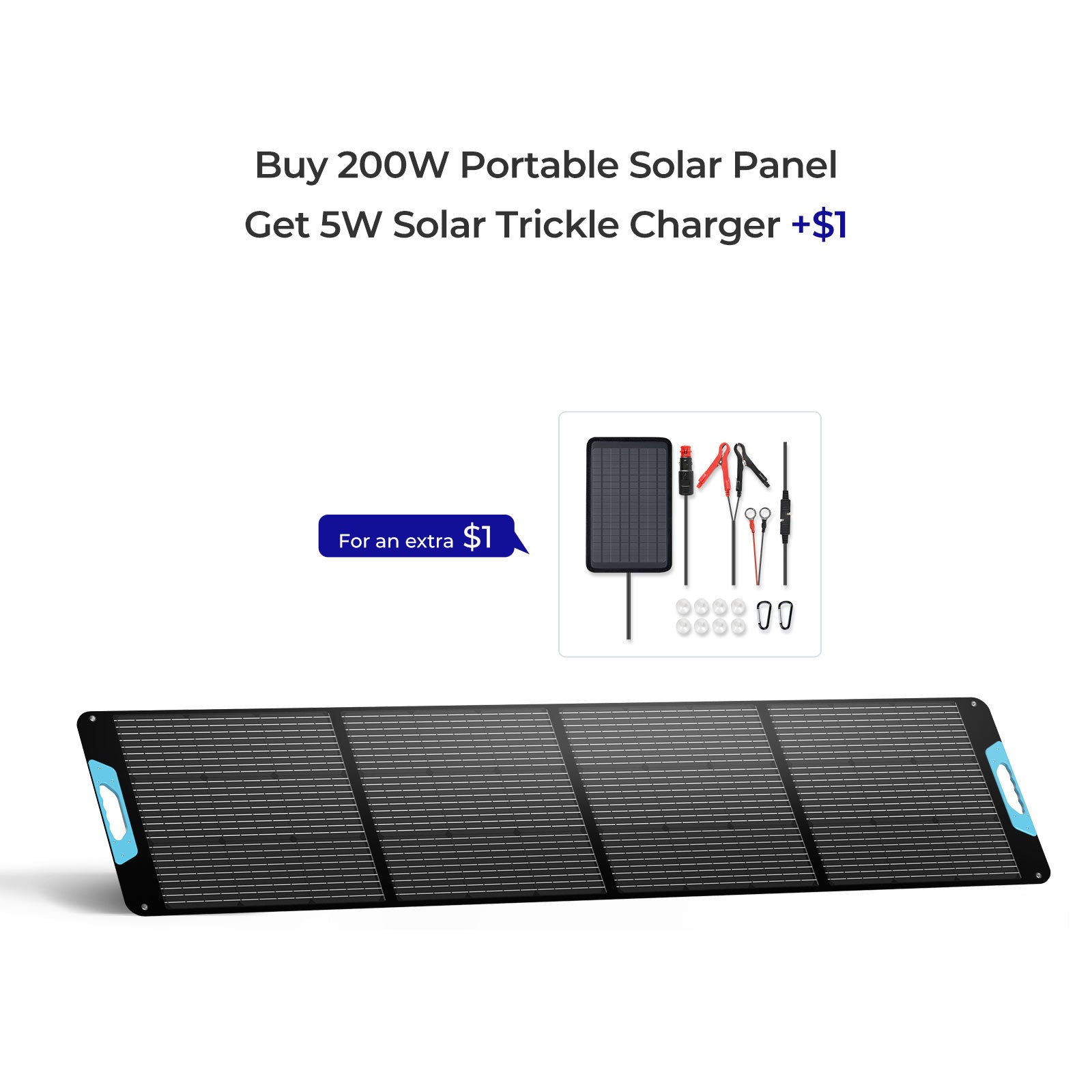 Renogy | E.FLEX 200W Portable Solar Panel | RPP200EF-SE-G2-US