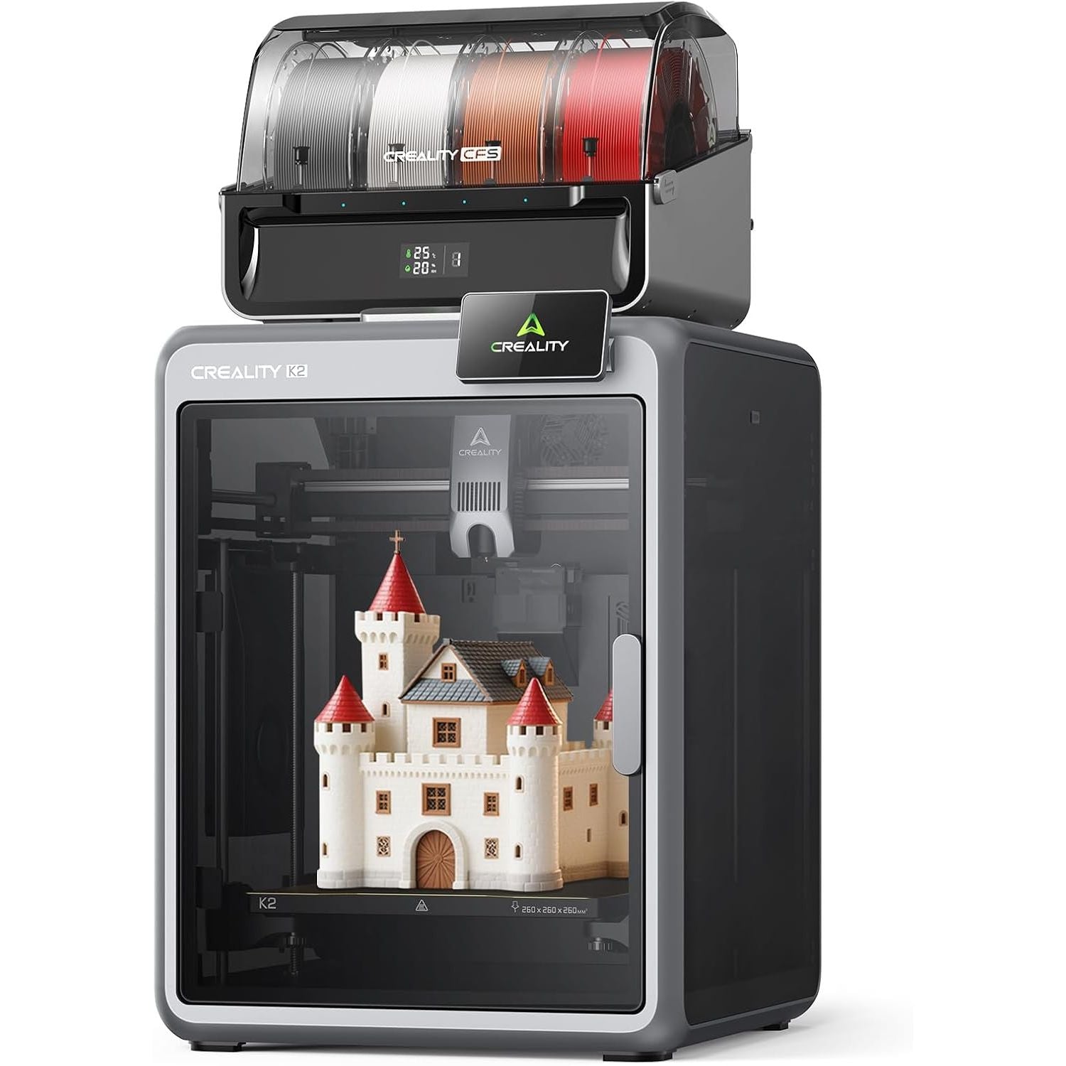 Creality K2 Combo 3D Printers, Multicolor 3D Printer Machine with CFS