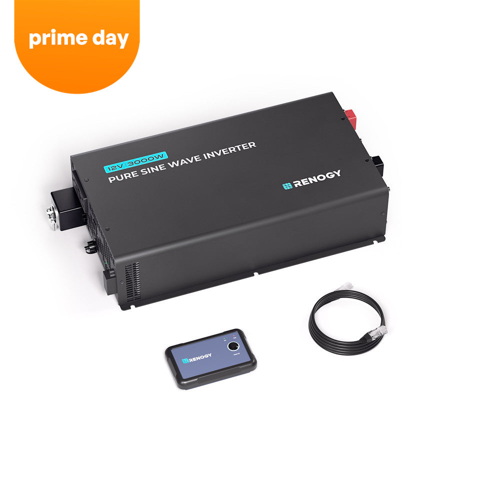 Renogy | 3000W 12V Pro Pure Sine Wave Inverter with EcoSleep Mode | RIV1230P2-126-US