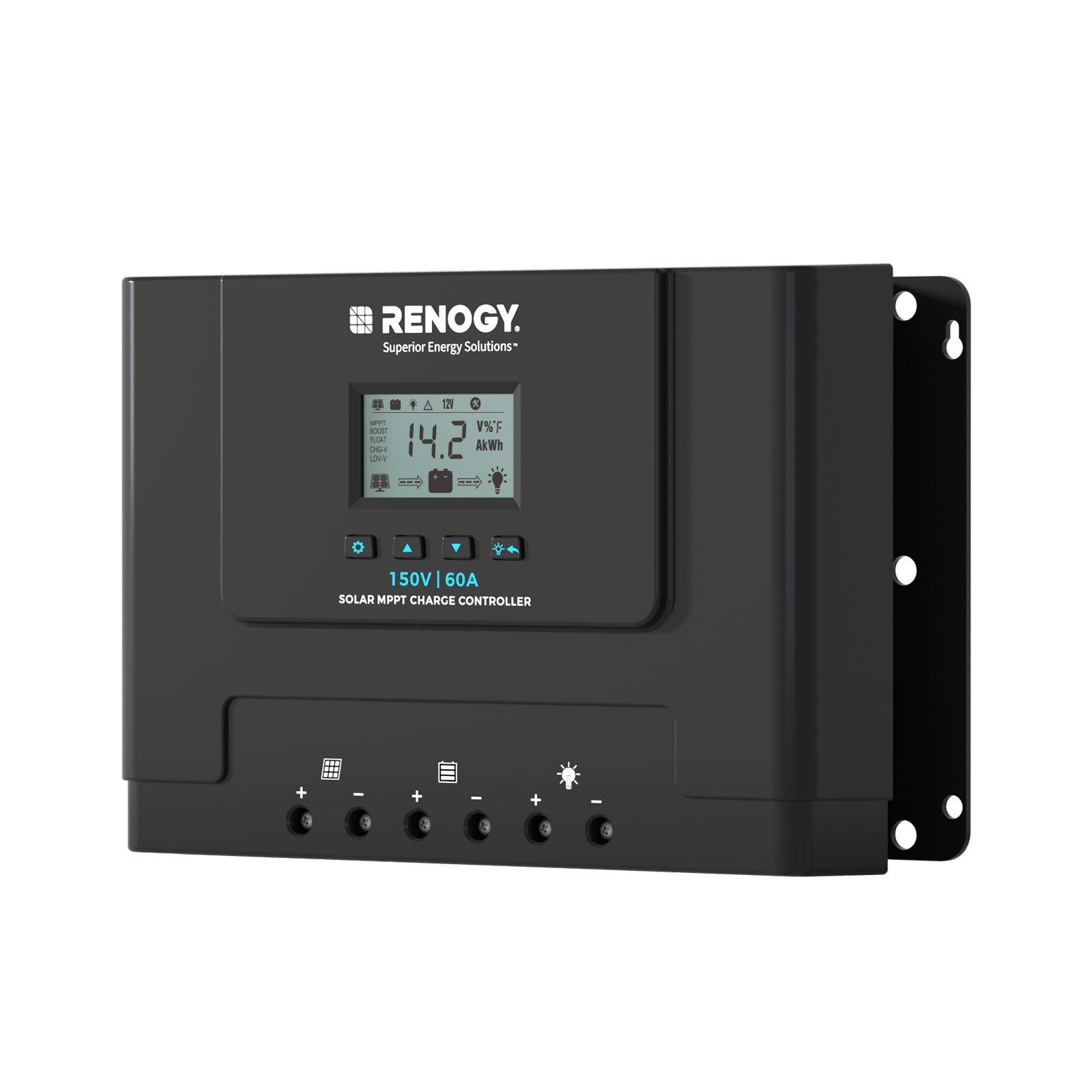 Renogy | Rover Lite 12V/ 24V/ 36V/ 48V 60A MPPT Solar Charge Controller | RCC60RVRE-BT-US