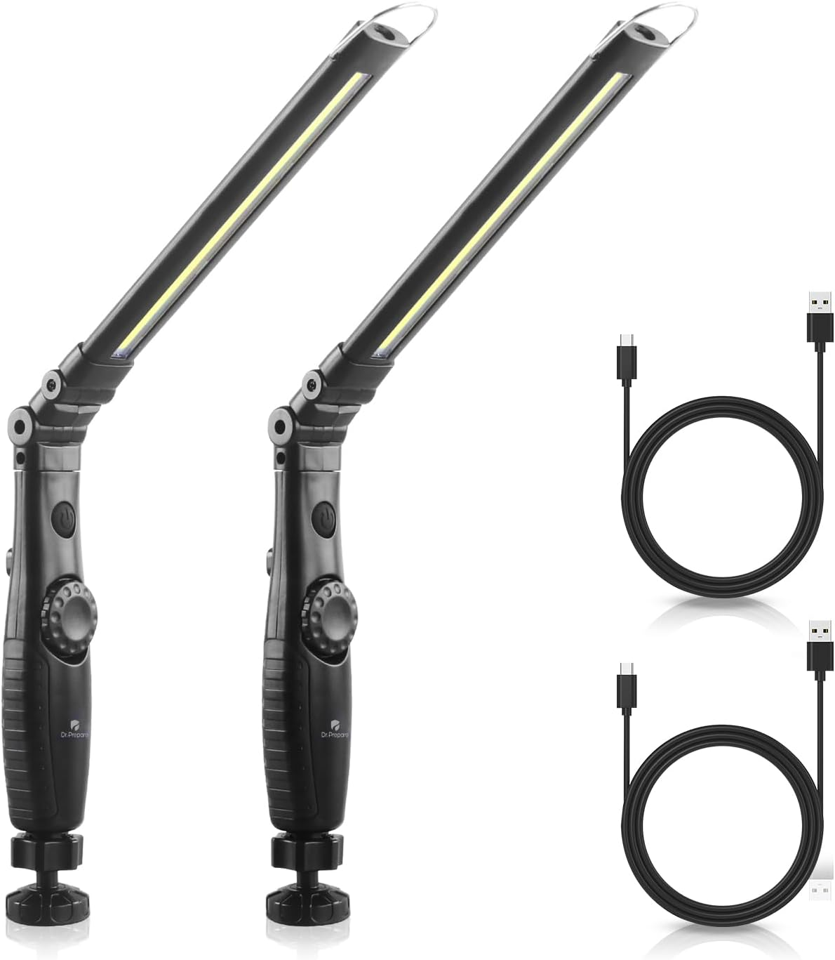 Renogy | Dr. Prepare 700-lumens 3200mAh Foldable Rechargeable LED Work Light | DWL-1BK3200F