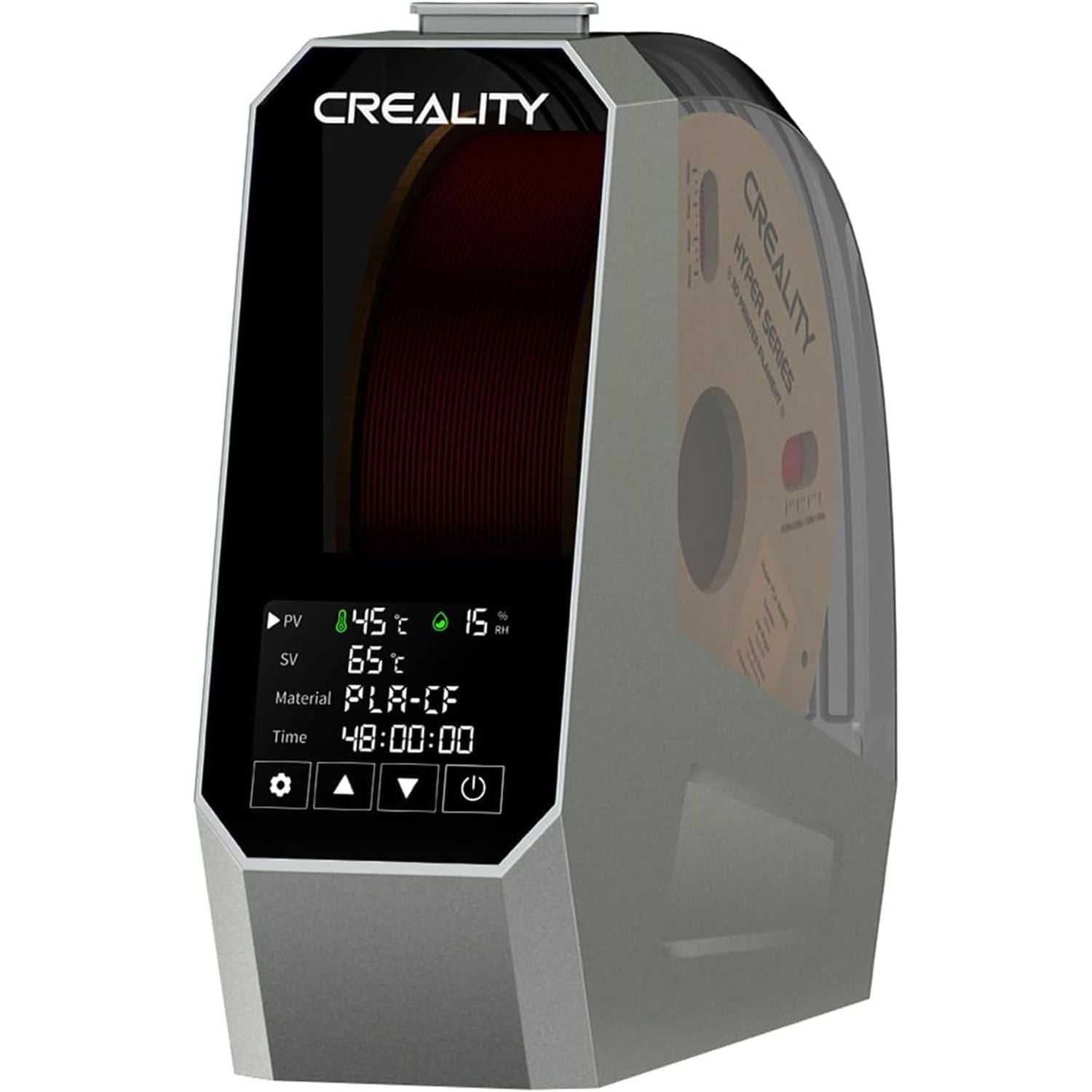 CREALITY Space Pi Filament Dryer – 360° Hot-Air Circulation, Fast Heating, 3.7'' LCD Touch Screen