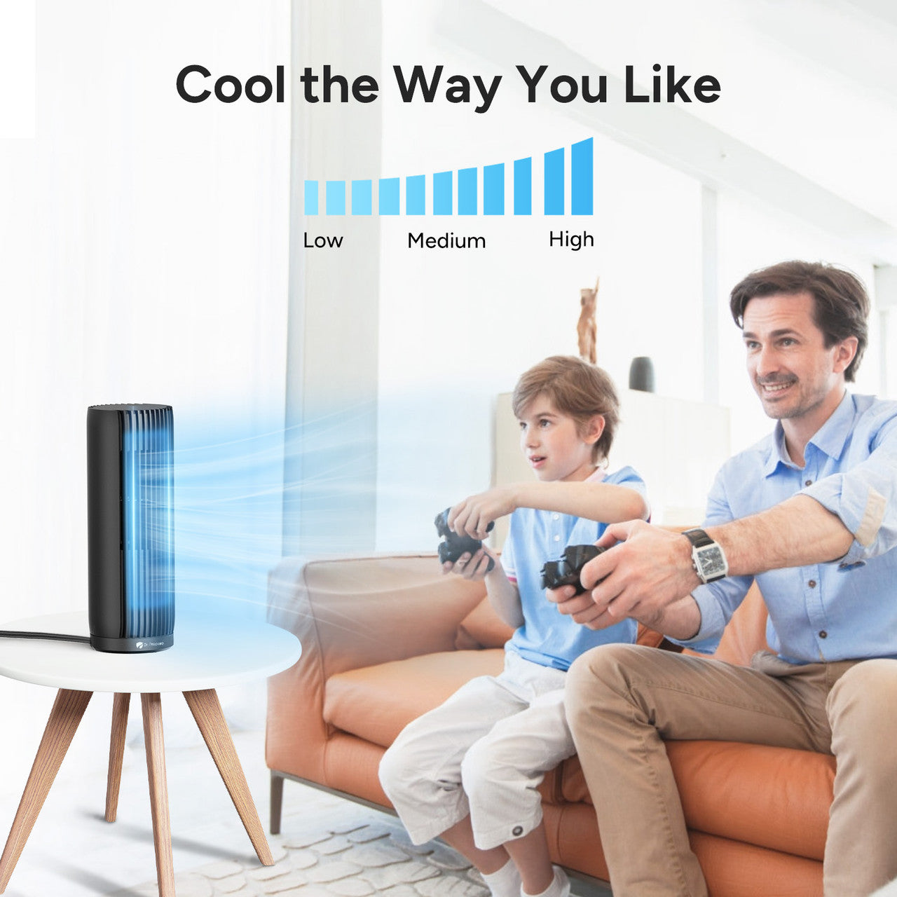 Renogy | Dr.Prepare 12-Inch Tower Fan with 25W AC Motor | DCDF12-G1-US