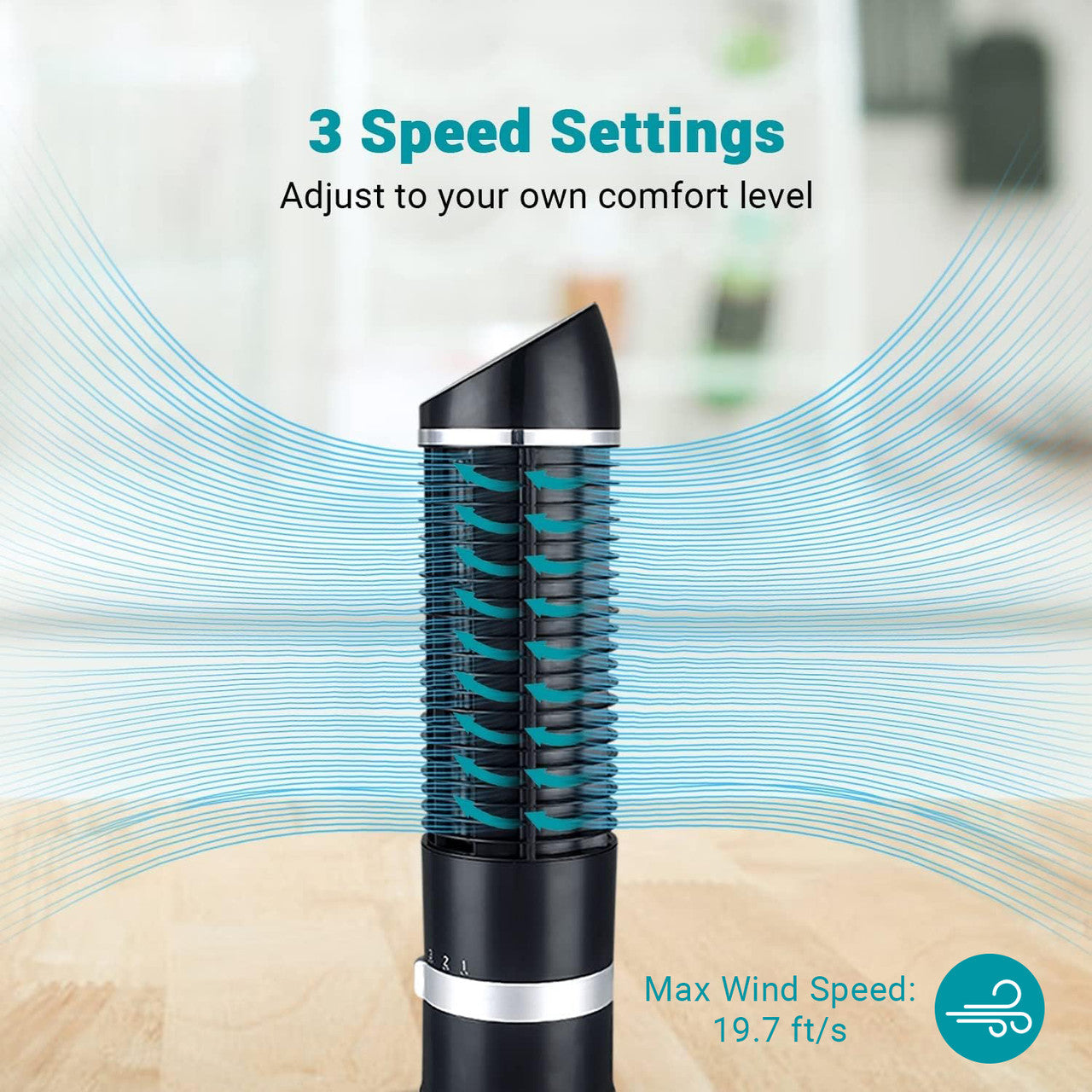 Renogy | DR.PREPARE 16in Oscillating Tower Fan | DDF-0BKDF3-US