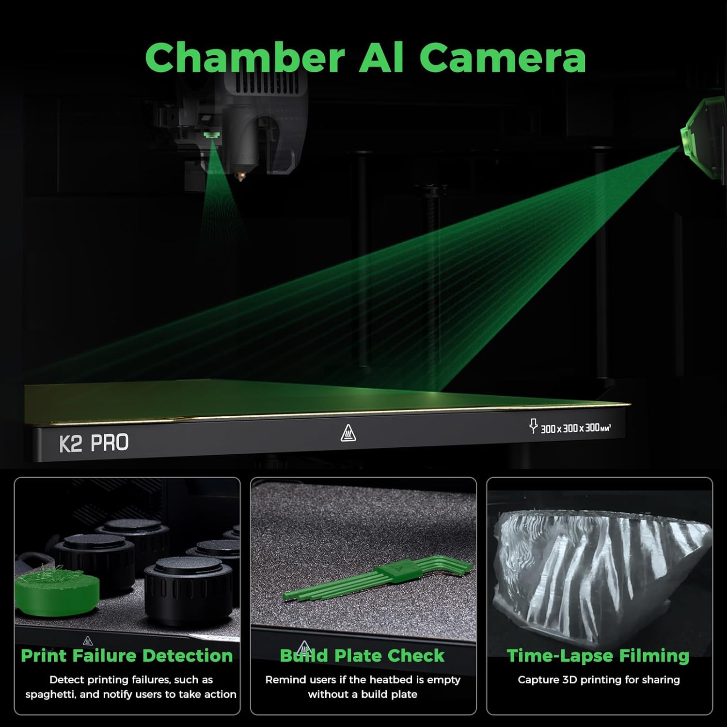 Creality K2 Pro Combo 3D Printers, Multicolor 3D Printer Machine with CFS