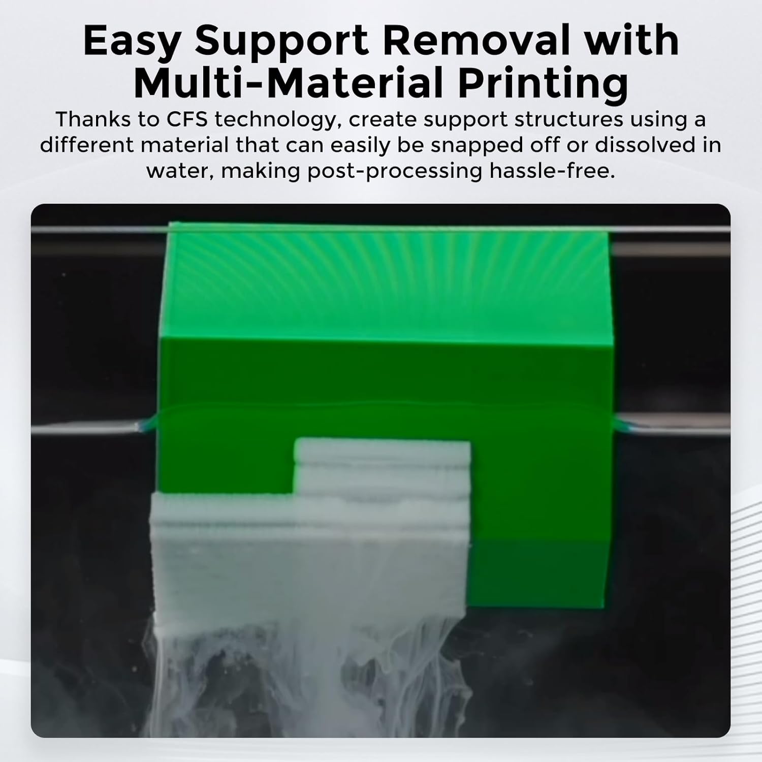 Creality HI 3D Printer, 500mm/s Hyper-Speed, Auto RFID Filament Detection, All-Metal Frame, 260x260x300mm Build Volume