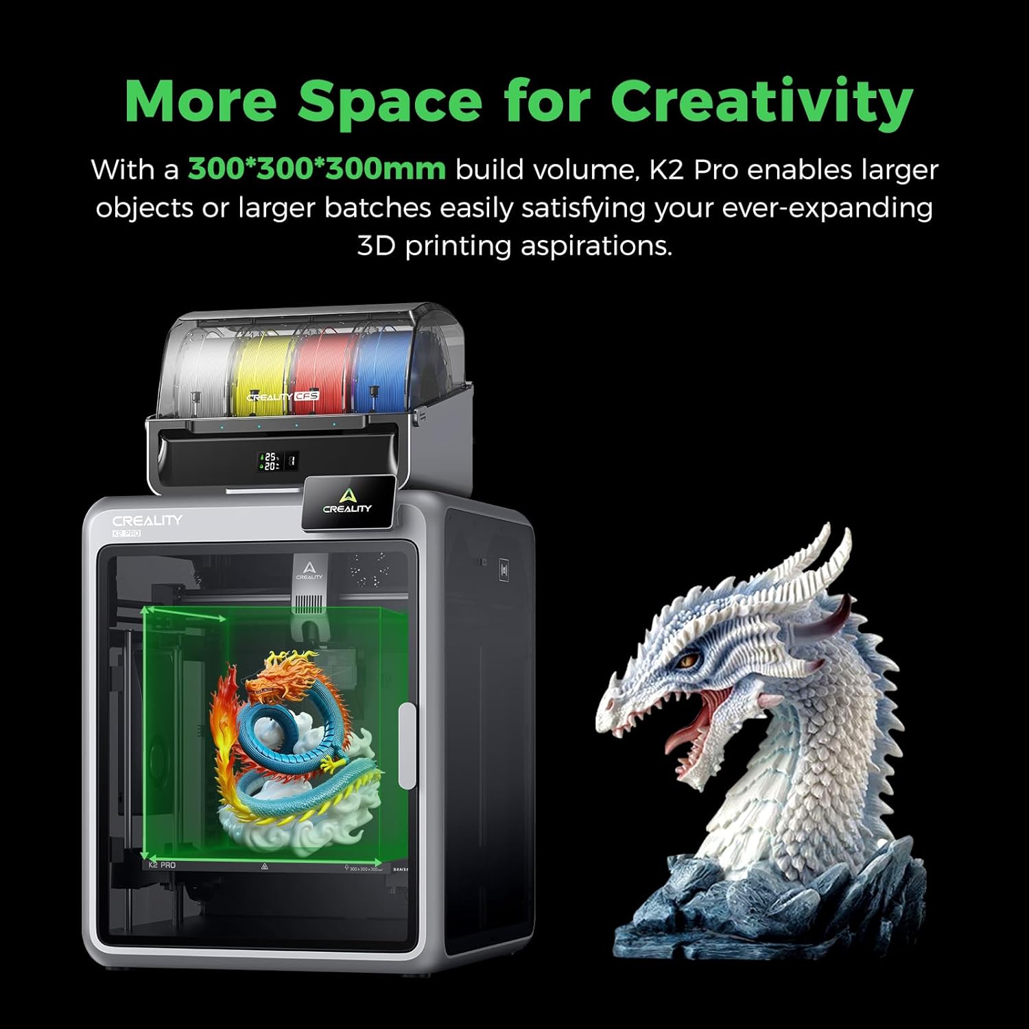 Creality K2 Pro Combo 3D Printers, Multicolor 3D Printer Machine with CFS