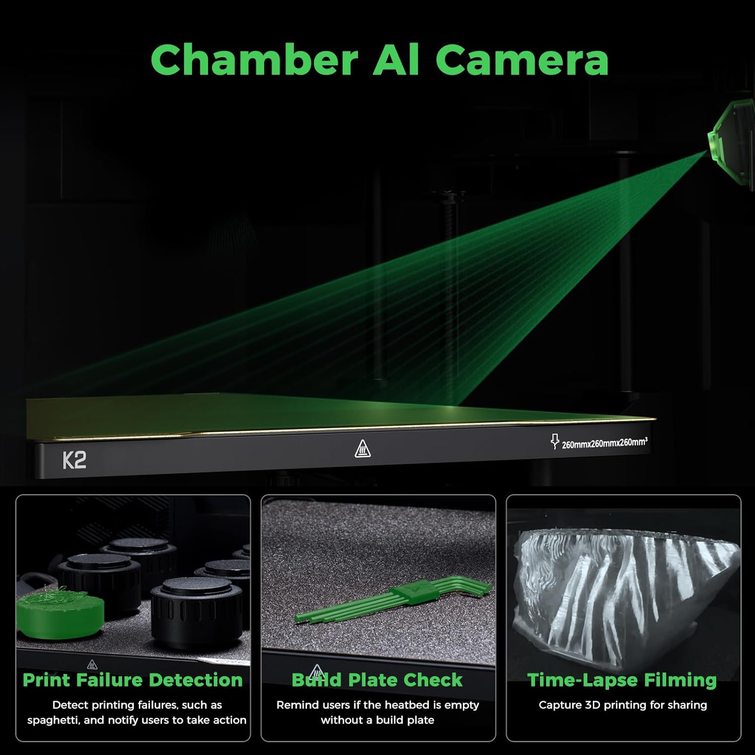 Creality K2 Combo 3D Printers, Multicolor 3D Printer Machine with CFS