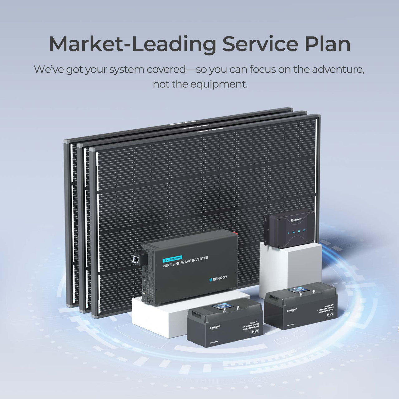 Renogy | Premium ShadowFlux 600W 12V Anti-shading Solar Kit | RKIT600DCASR-D50-US