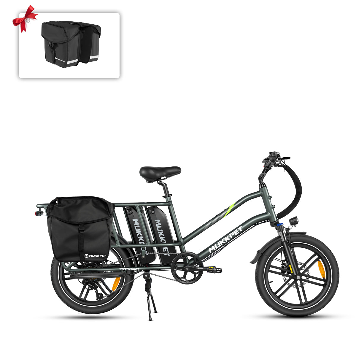 Mukkpet Stepwagon Dual-Battery Cargo E-Bike