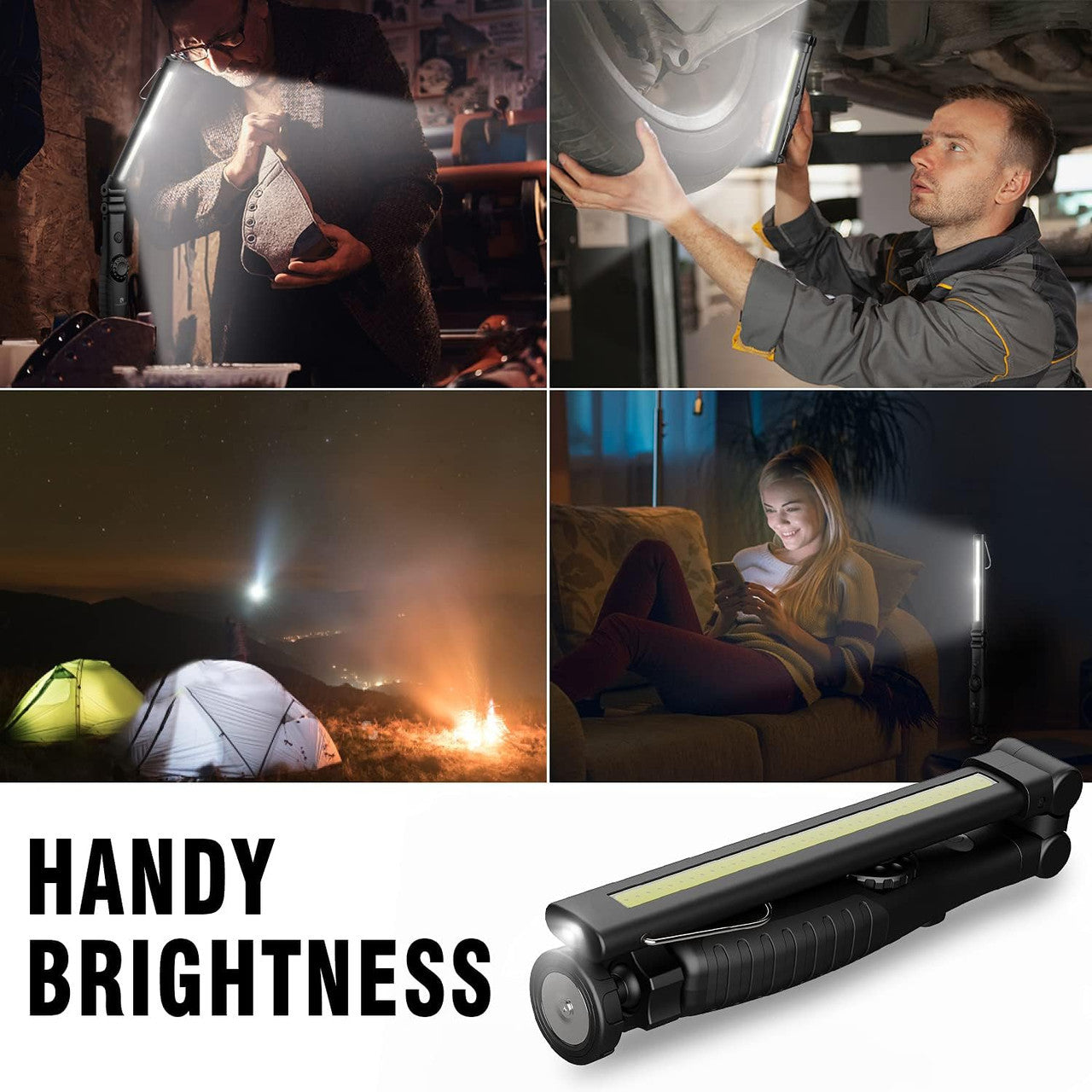 Renogy | Dr. Prepare LED Work Light, 700 Lumens Rechargeable Work Light | DWL-1BK3200-US