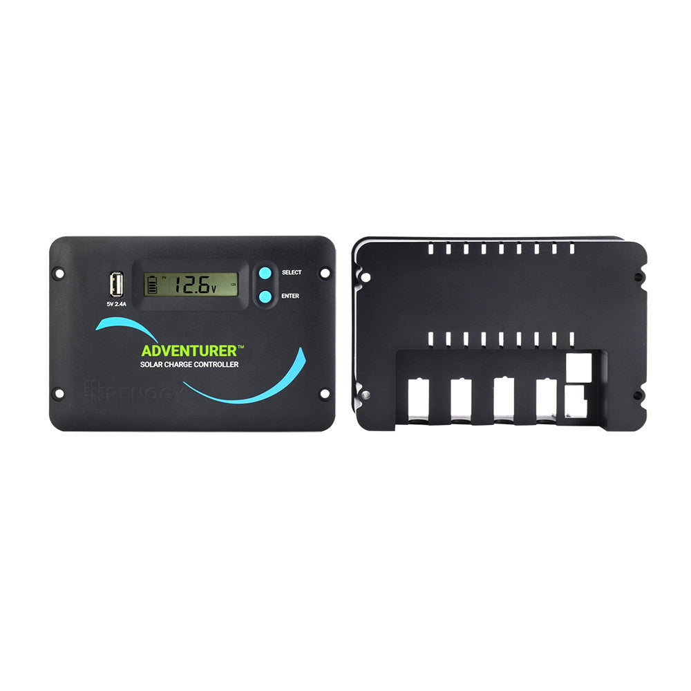 Renogy | Adventurer Li- 30A PWM Flush Mount Charge Controller w/ LCD Display | RNG-CTRL-ADV30-LI-US