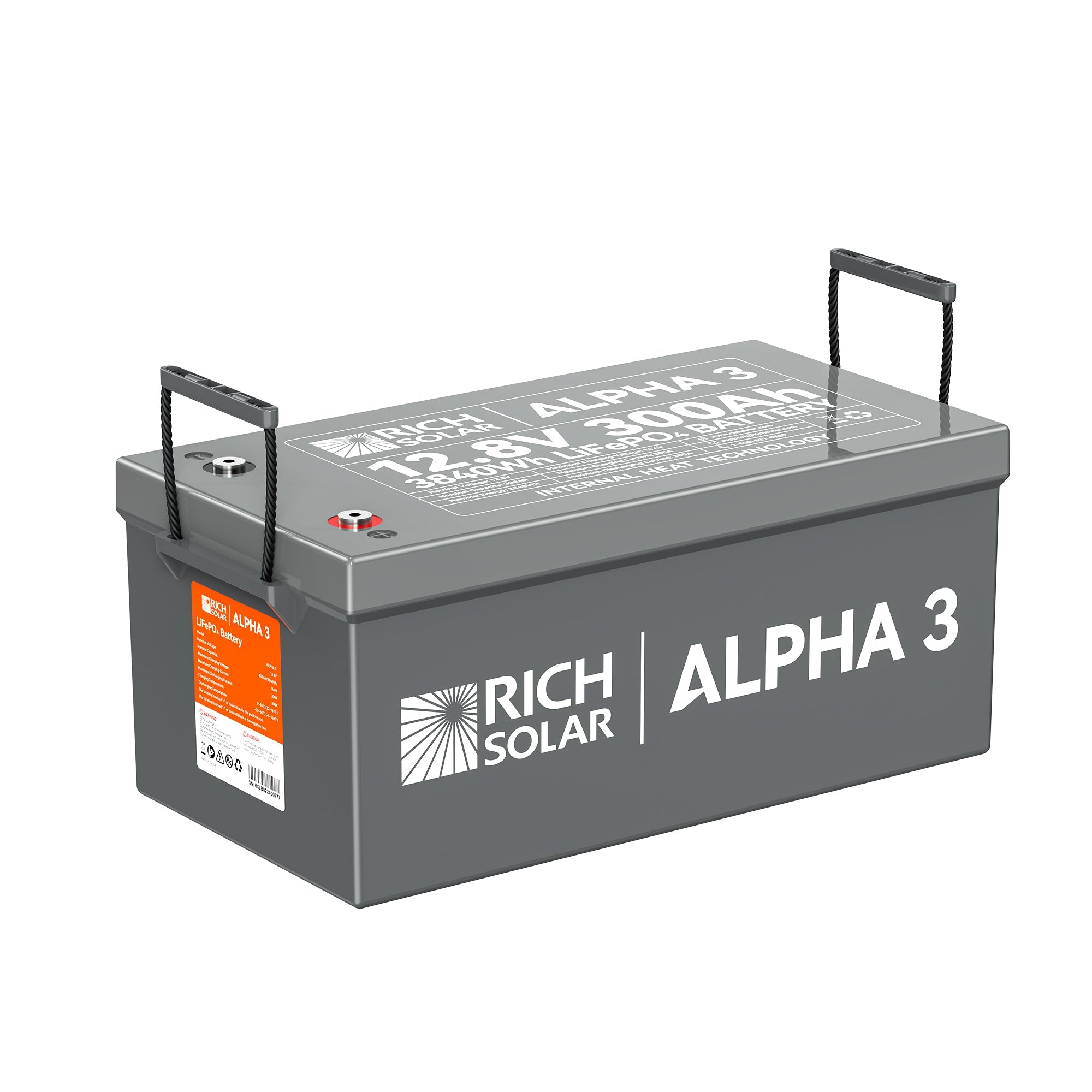 Rich Solar LiFePO4 Battery 12V 300Ah RS-B123S