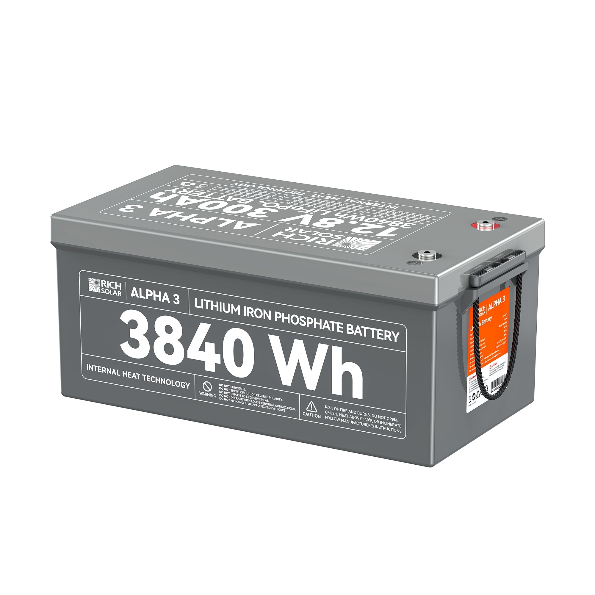 Rich Solar LiFePO4 Battery 12V 300Ah RS-B123S